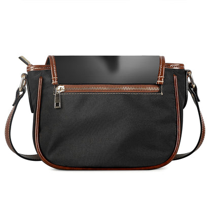 Halloween Horror Witch Print Saddle Bag