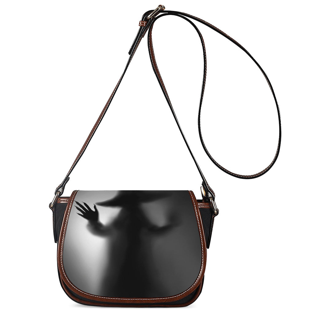 Halloween Horror Witch Print Saddle Bag
