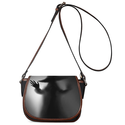 Halloween Horror Witch Print Saddle Bag
