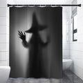 Halloween Horror Witch Print Shower Curtain