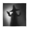 Halloween Horror Witch Print Silk Bandana