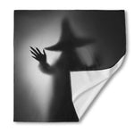 Halloween Horror Witch Print Silk Bandana