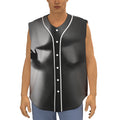 Halloween Horror Witch Print Sleeveless Baseball Jersey