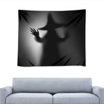 Halloween Horror Witch Print Tapestry