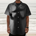 Halloween Horror Witch Print Textured Short Sleeve Shirt