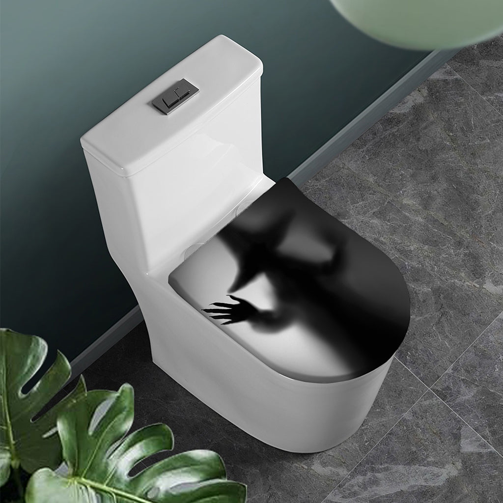 Halloween Horror Witch Print Toilet Lid Cover