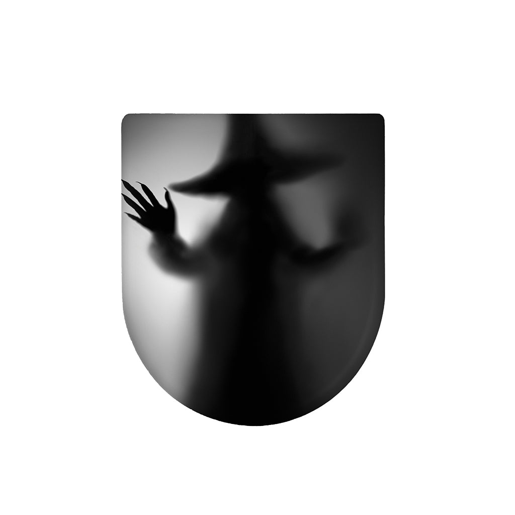Halloween Horror Witch Print Toilet Lid Cover