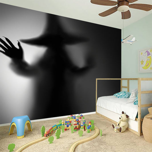 Halloween Horror Witch Print Wall Sticker