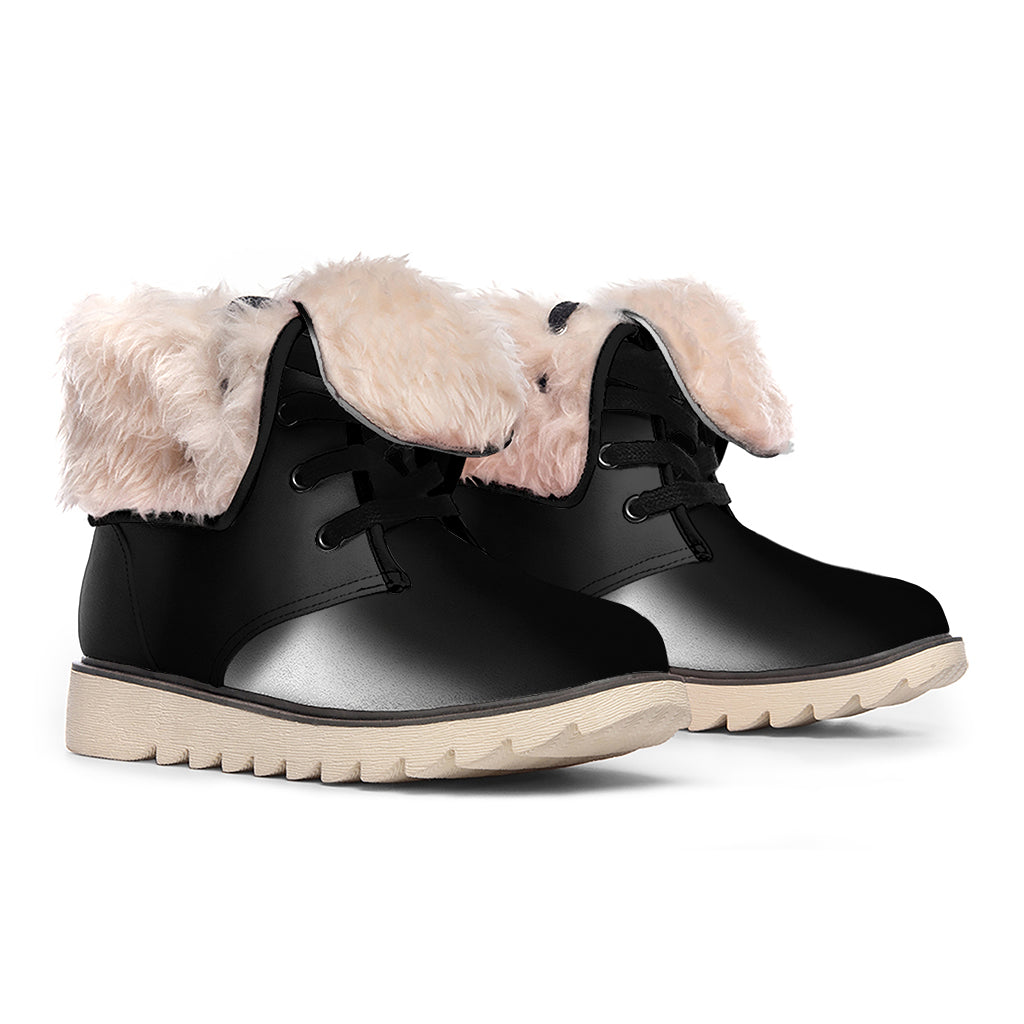 Halloween Horror Witch Print Winter Boots
