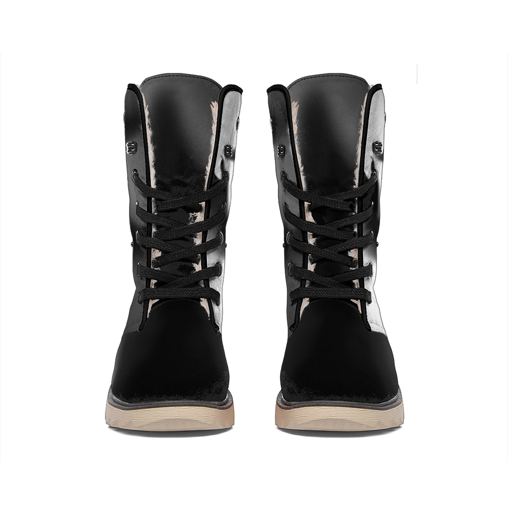 Halloween Horror Witch Print Winter Boots