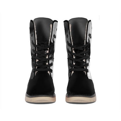 Halloween Horror Witch Print Winter Boots