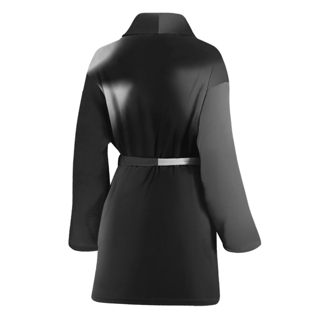 Halloween Horror Witch Print Women's Bathrobe