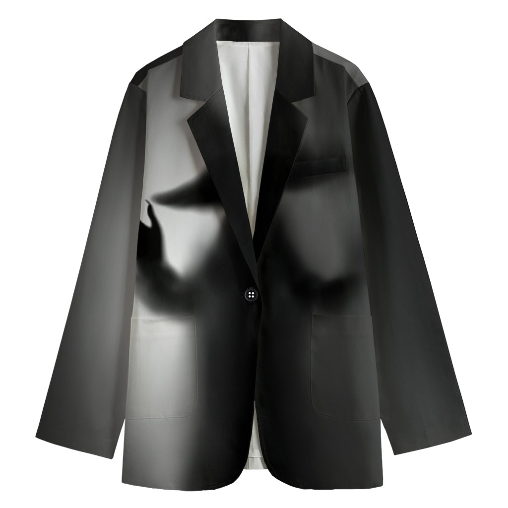 Halloween Horror Witch Print Women's Blazer