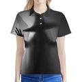 Halloween Horror Witch Print Women's Polo Shirt