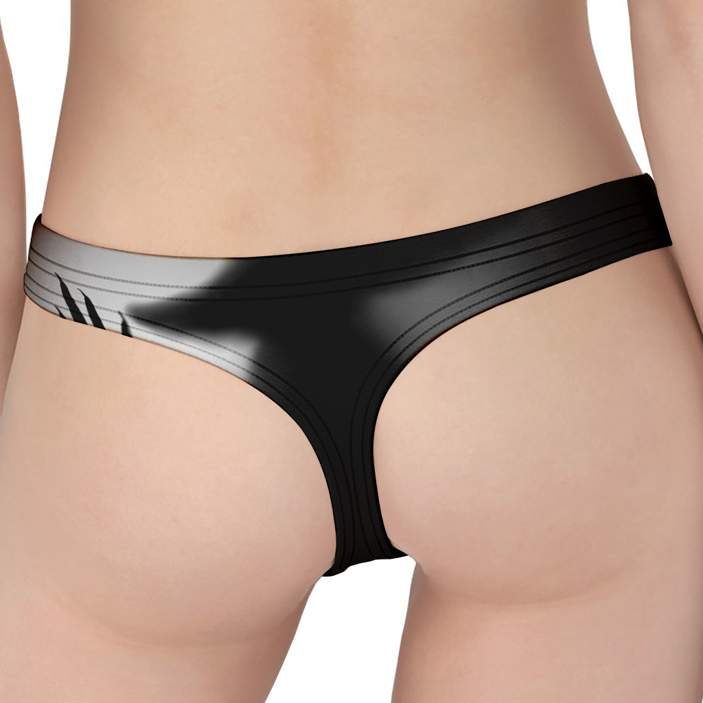 Halloween Horror Witch Print Women's Thong