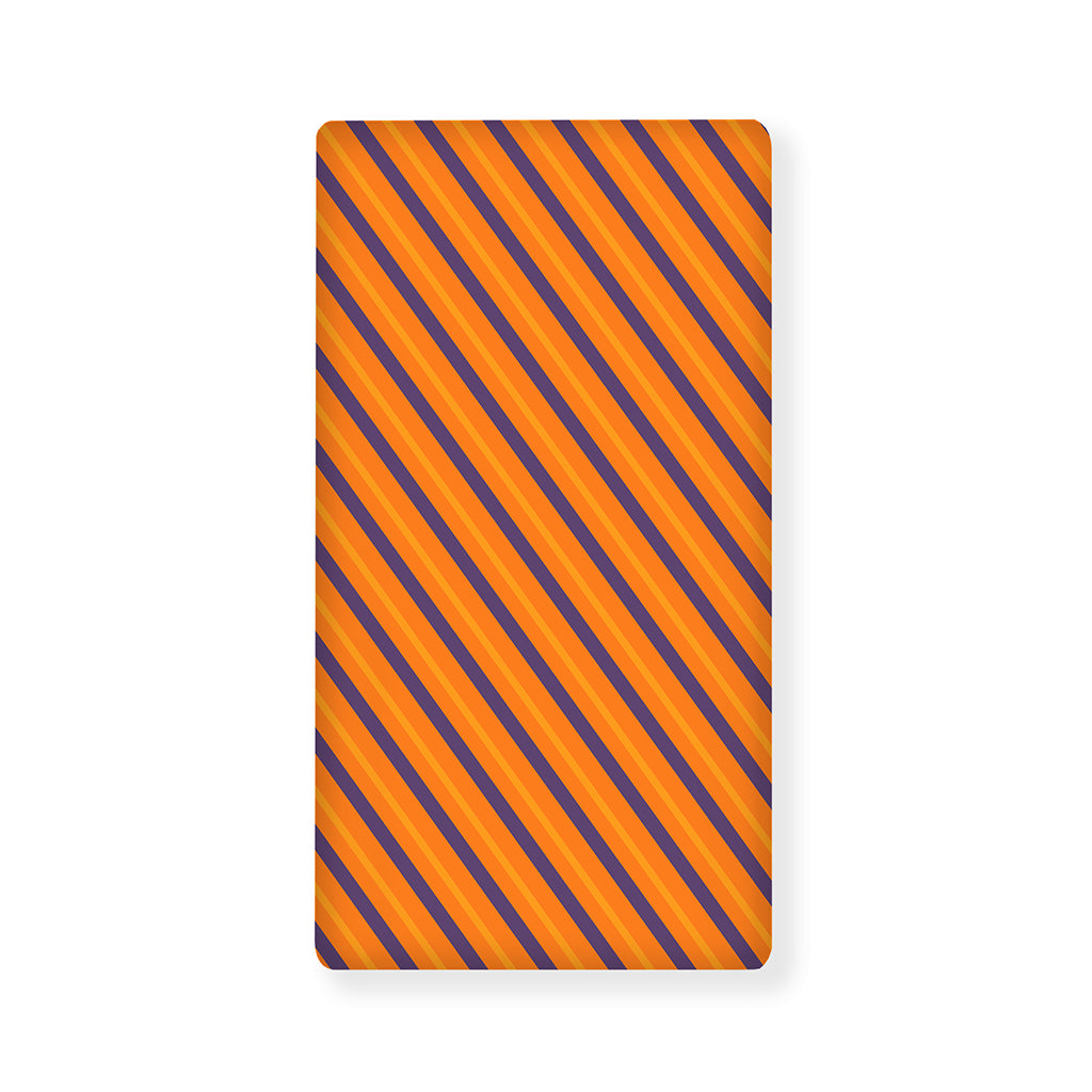 Halloween Line Pattern Print Baby Crib Sheet