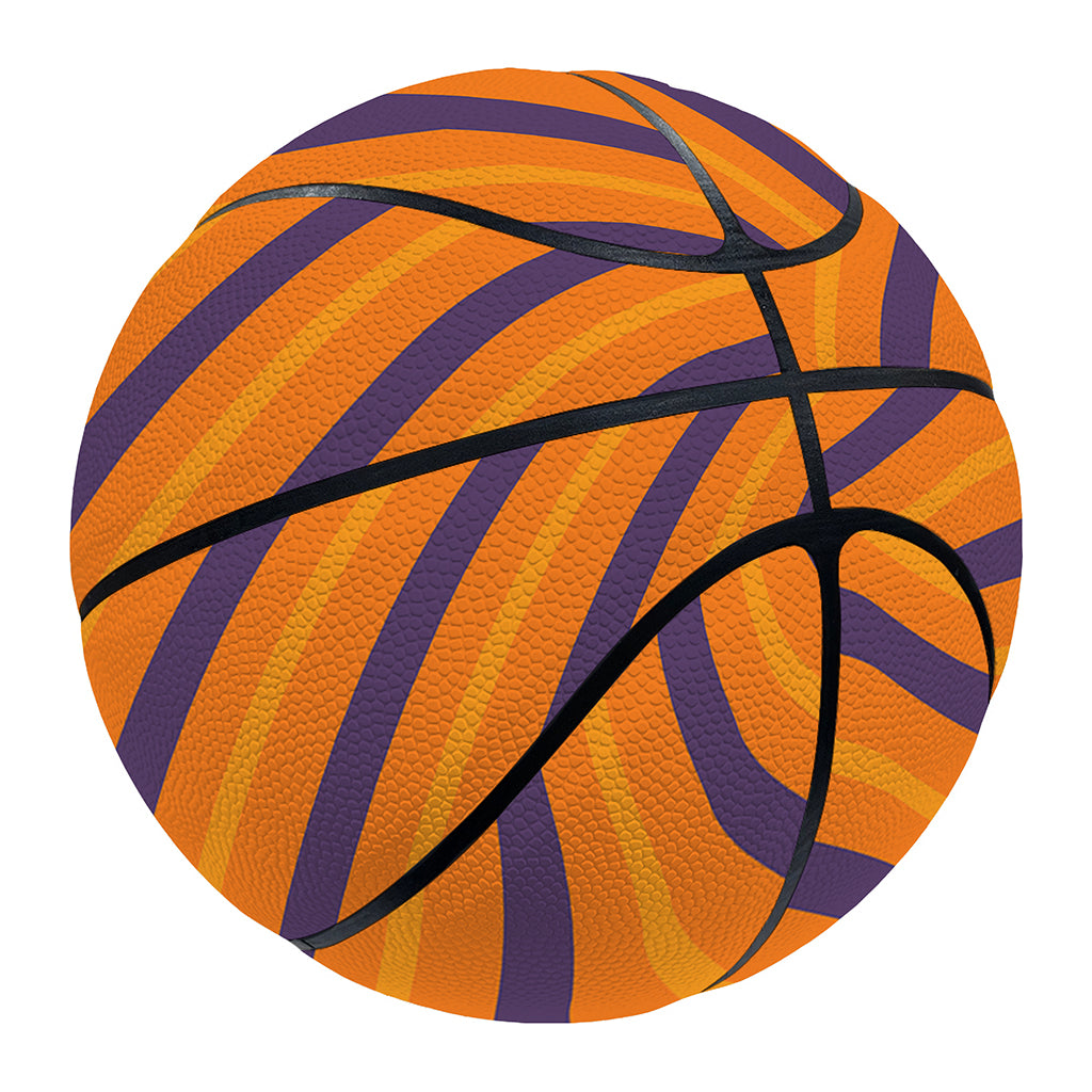 Halloween Line Pattern Print Basketball