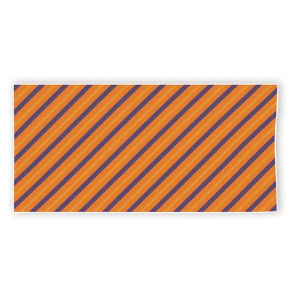 Halloween Line Pattern Print Beach Towel