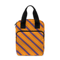 Halloween Line Pattern Print Bible Tote Bag