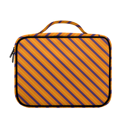 Halloween Line Pattern Print Briefcase Bible Bag