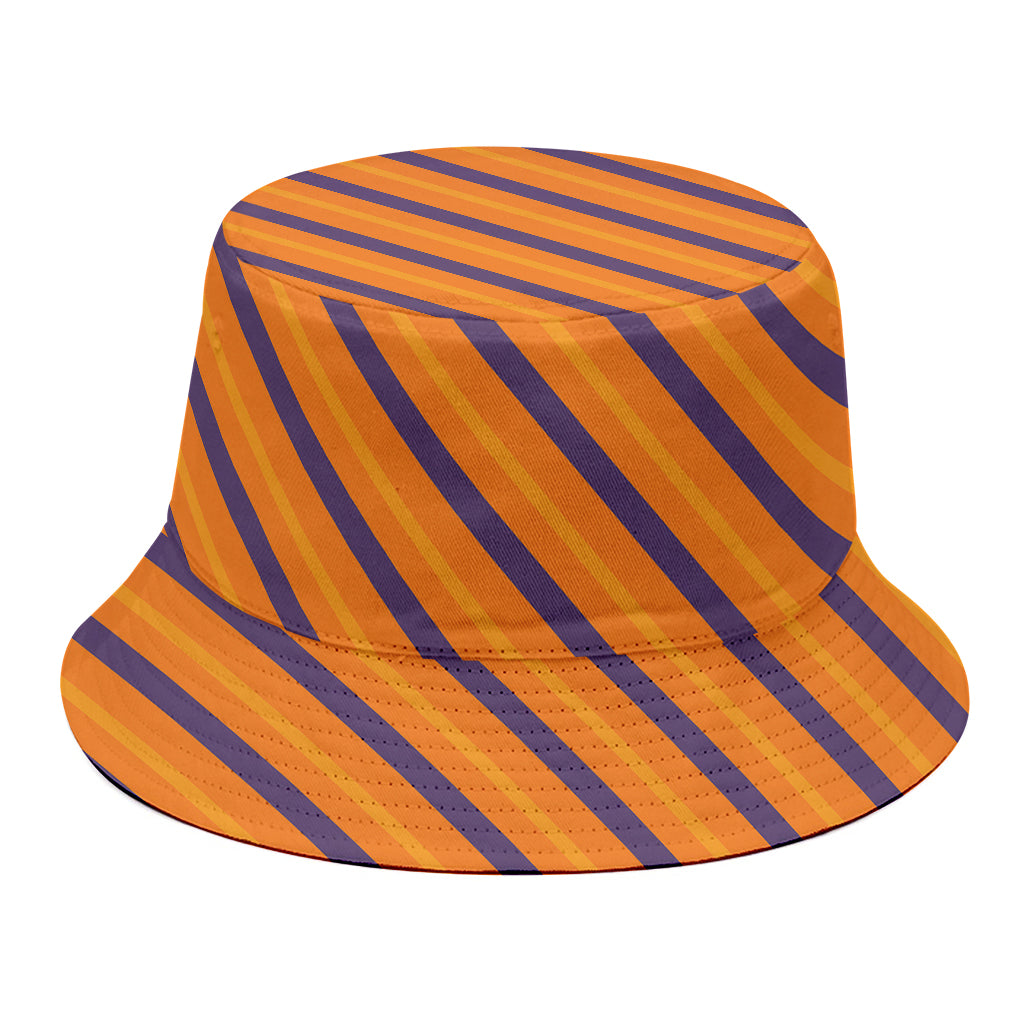 Halloween Line Pattern Print Bucket Hat