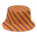 Halloween Line Pattern Print Bucket Hat