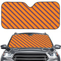 Halloween Line Pattern Print Car Windshield Sun Shade