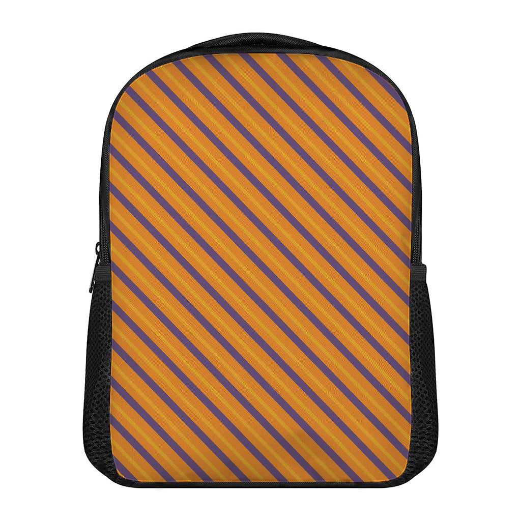 Halloween Line Pattern Print Casual Backpack