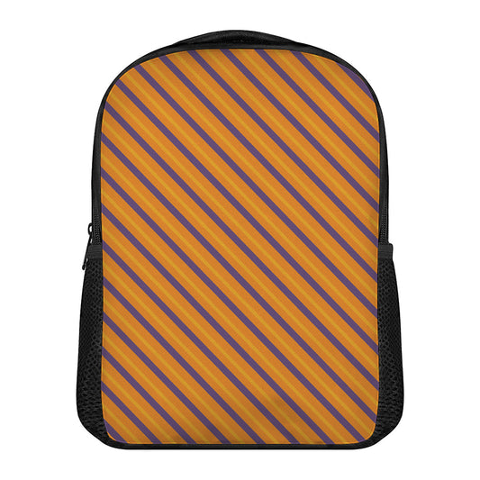 Halloween Line Pattern Print Casual Backpack