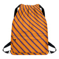 Halloween Line Pattern Print Drawstring Backpack