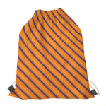 Halloween Line Pattern Print Drawstring Bag