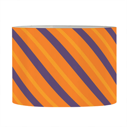 Halloween Line Pattern Print Drum Lamp Shade