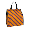 Halloween Line Pattern Print Insulated Lunch Tote