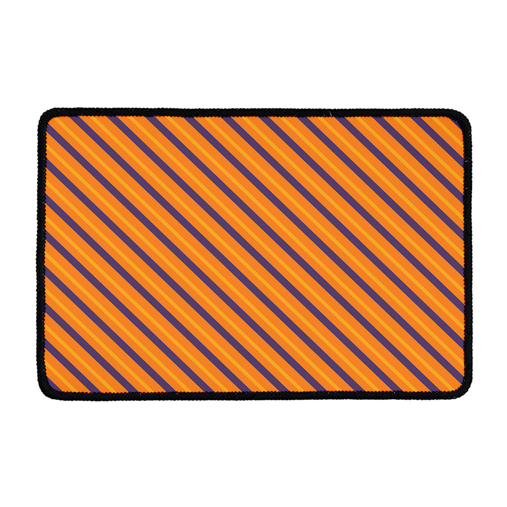 Halloween Line Pattern Print Kitchen Mat
