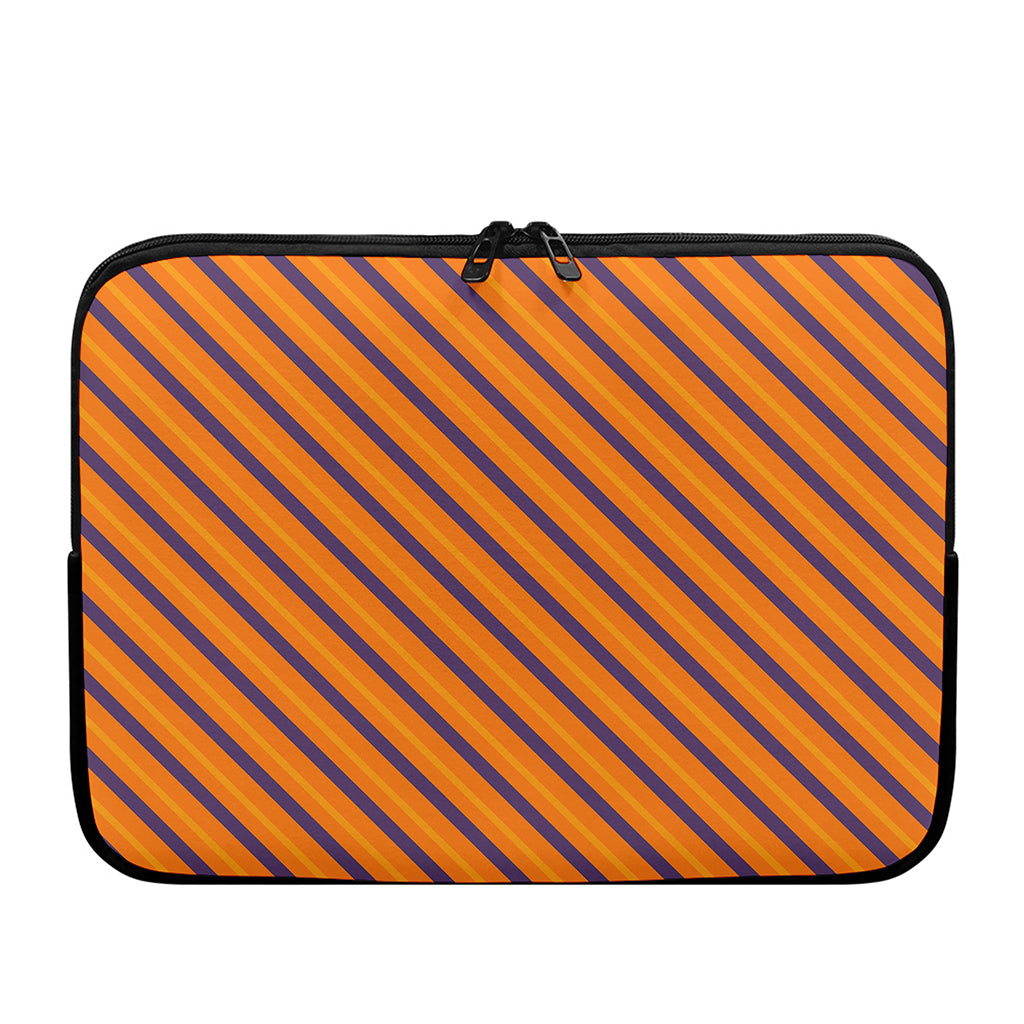 Halloween Line Pattern Print Laptop Sleeve