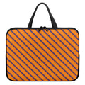 Halloween Line Pattern Print Laptop Sleeve With Handle