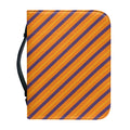 Halloween Line Pattern Print Leather Bible Cover