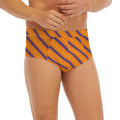 Halloween Line Pattern Print Men's Briefs