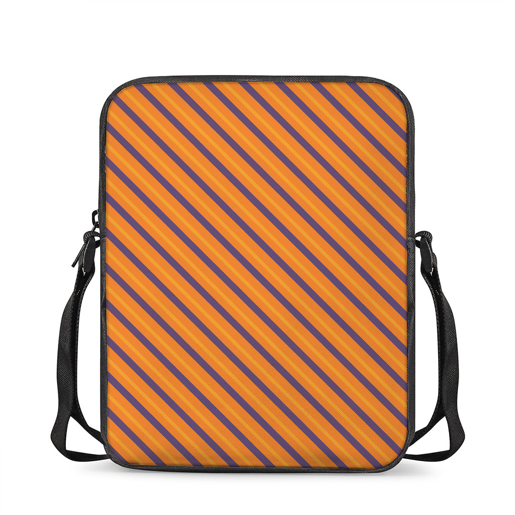 Halloween Line Pattern Print Rectangular Crossbody Bag
