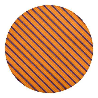 Halloween Line Pattern Print Round Blanket
