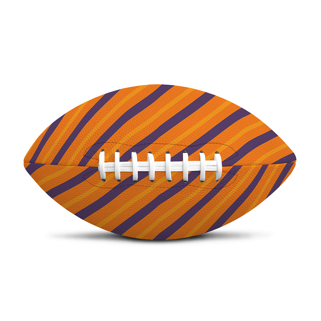 Halloween Line Pattern Print Rugby Ball