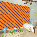 Halloween Line Pattern Print Wall Sticker