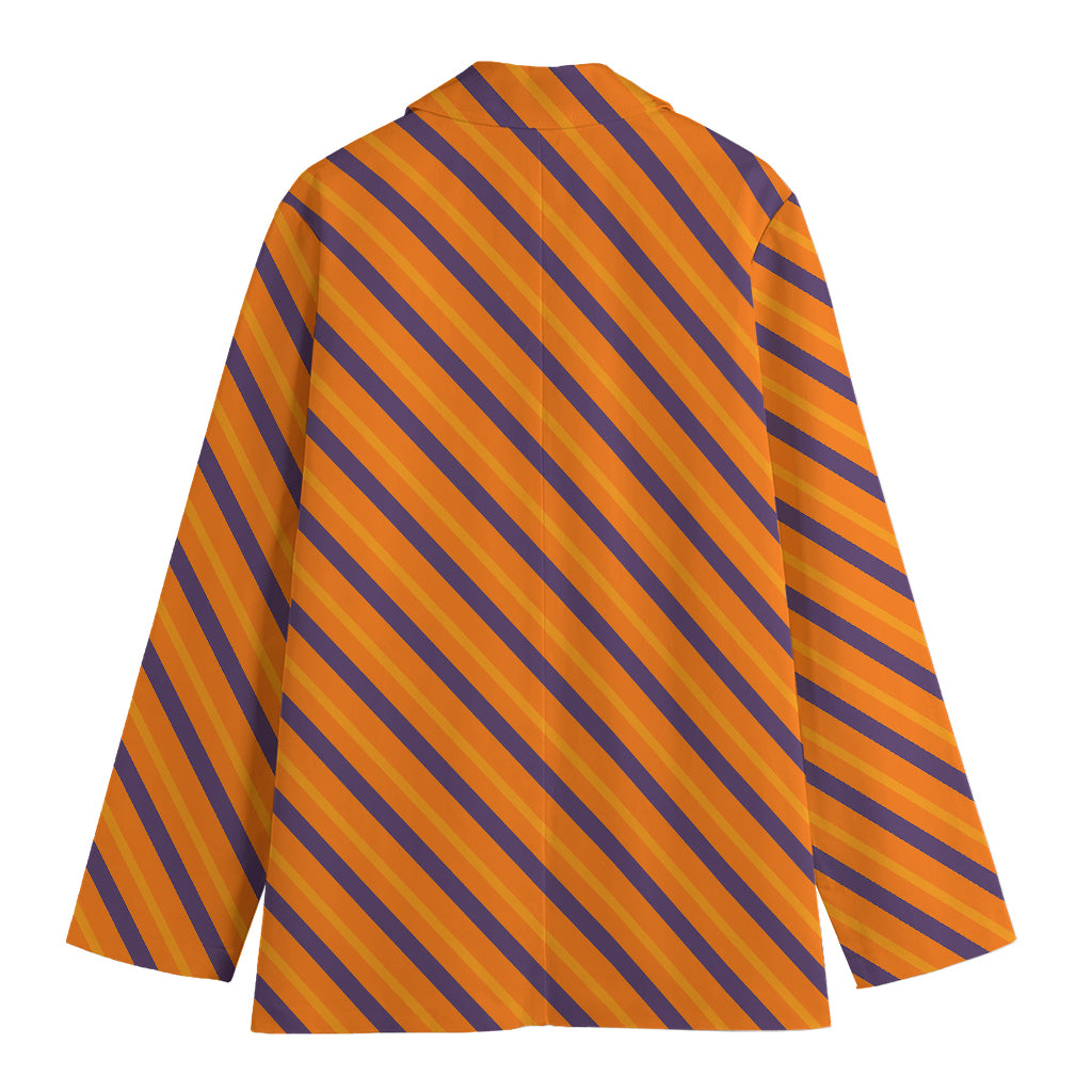 Halloween Line Pattern Print Women's Blazer