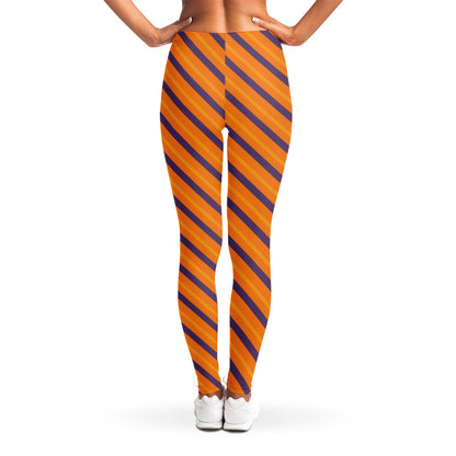 Halloween Line Pattern Print Women's Leggings
