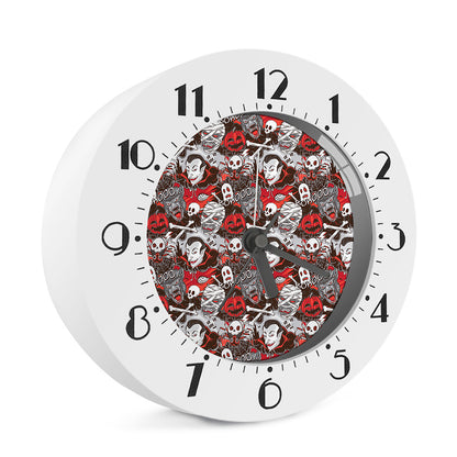 Halloween Monsters Pattern Print Alarm Clock