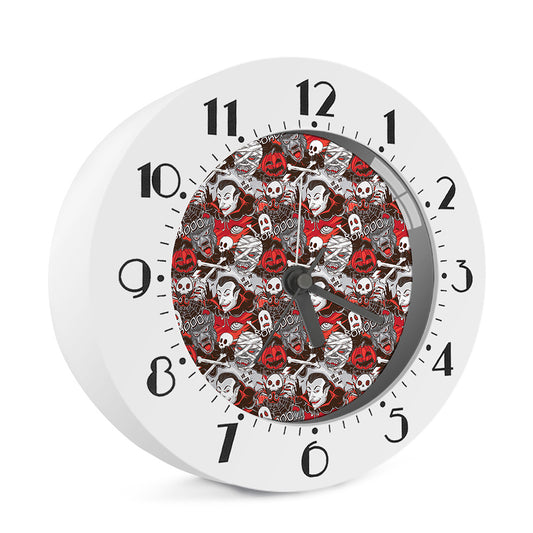 Halloween Monsters Pattern Print Alarm Clock