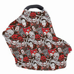 Halloween Monsters Pattern Print Baby Seat Cover