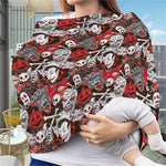 Halloween Monsters Pattern Print Baby Seat Cover