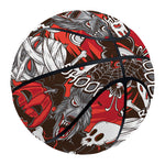 Halloween Monsters Pattern Print Basketball