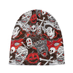 Halloween Monsters Pattern Print Beanie